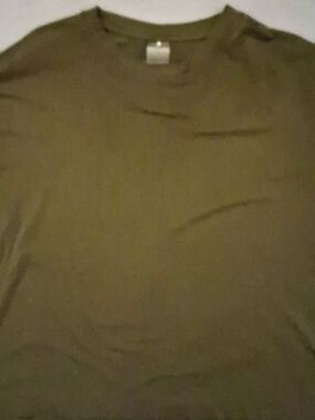 Olive Green/chartruce Color Shirt. Soft Fabric.